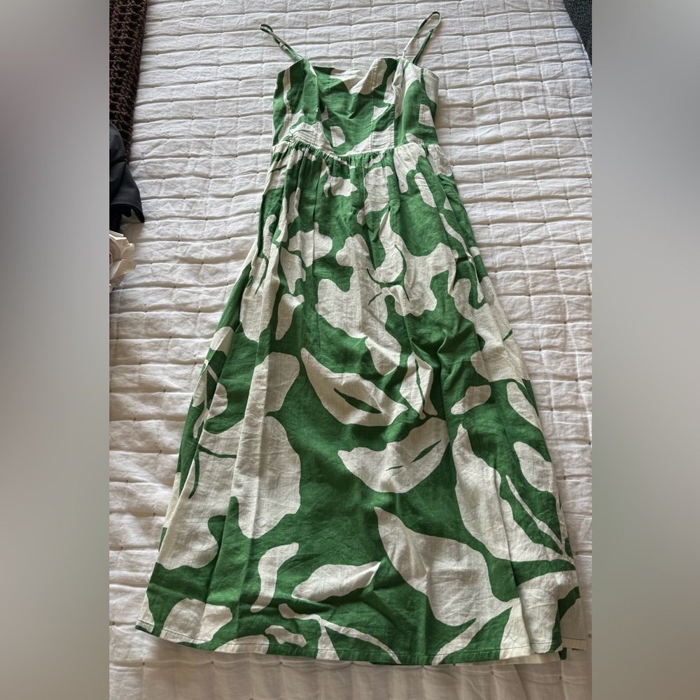 H&M Linen Blend Dress - Small